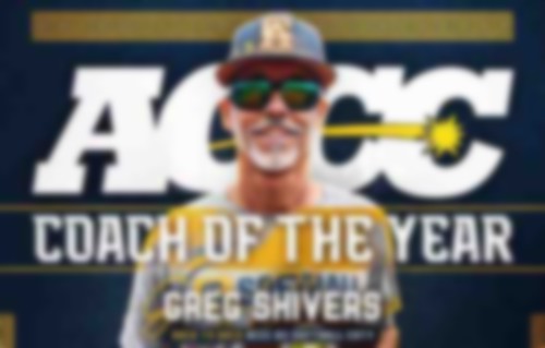 CACC’s Greg Shivers Named ACCC Softball Coach of the Year for Second Consecutive Season