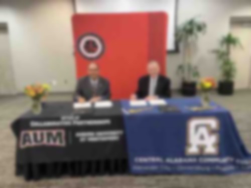 Central Alabama Community College and AUM Sign Transfer Agreement